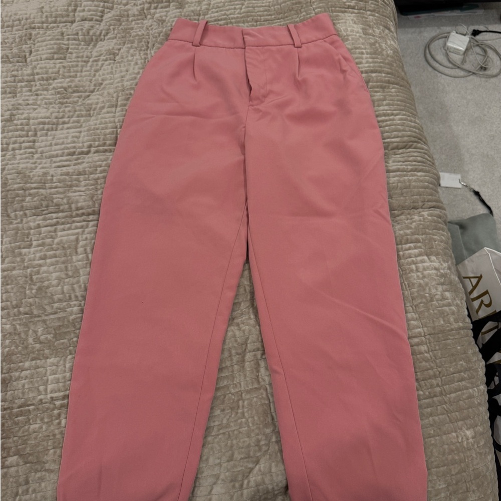 ZARA PINK DRESS PANTS